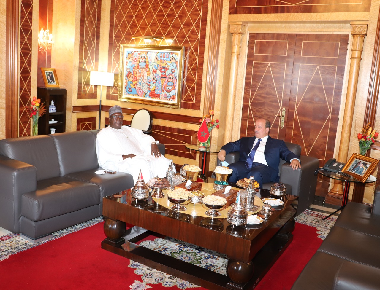 Accueil par le Président de la Chambre des Conseillers du Président du Parlement de la Communauté Economique des Etats de l'Afrique de l'Ouest (CEDEAO)