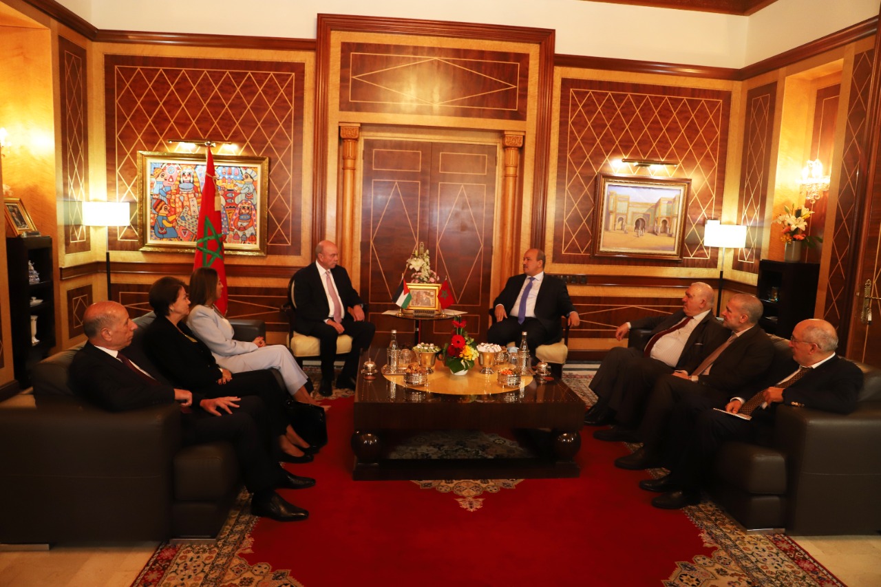 Accueil du Président du Sénat du Royaume Hachémite de Jordanie.