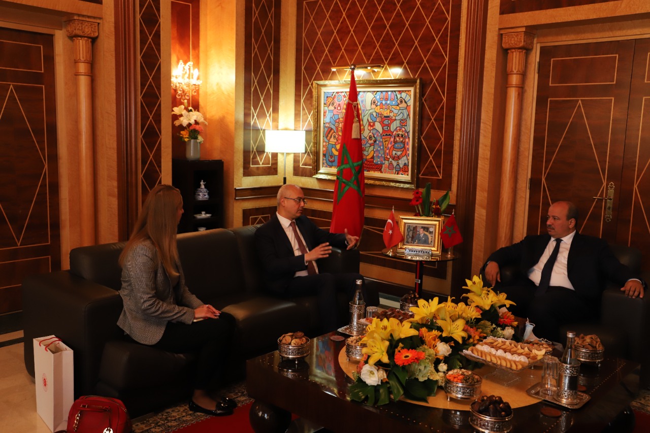 Accueil de l'Ambassadeur de la République de Turquie  au Royaume du Maroc