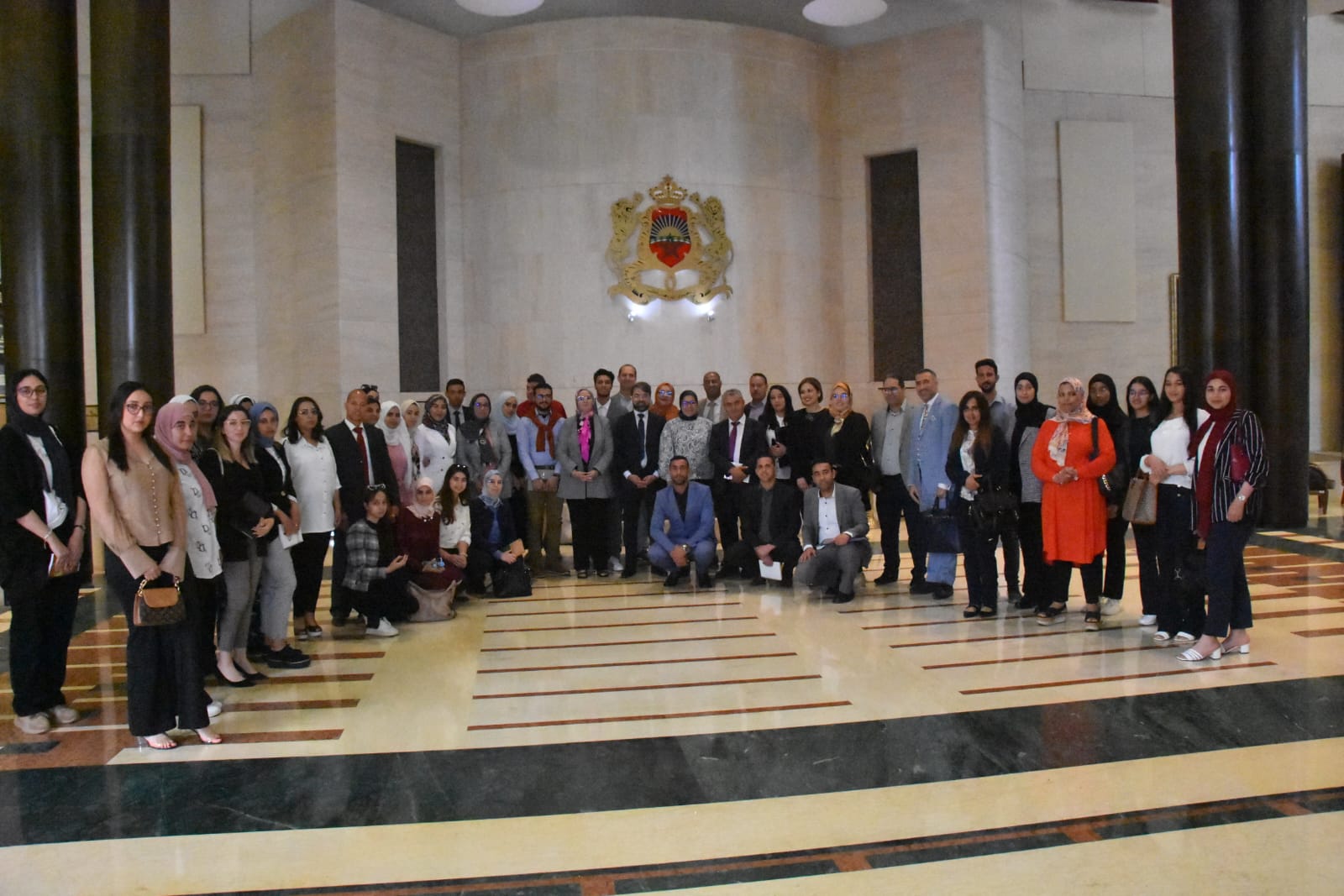 Accueil d'étudiants en Master en éducation et insertion des enfants et des jeunes en difficulté, à la faculté des sciences de l'éducation de l'Université Mohammed V à Rabat.