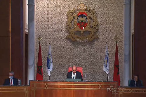 Discours du Président de la Chambre des Conseillers sur les activités du Forum de dialogue parlementaire Sud-Sud