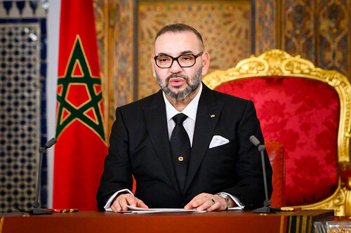 Un message de félicitations de Sa Majesté le Roi Mohammed VI, que Dieu l'assiste, à Monsieur Naam Miyara à l'occasion de son élection à la présidence de la Chambre des Conseillers.